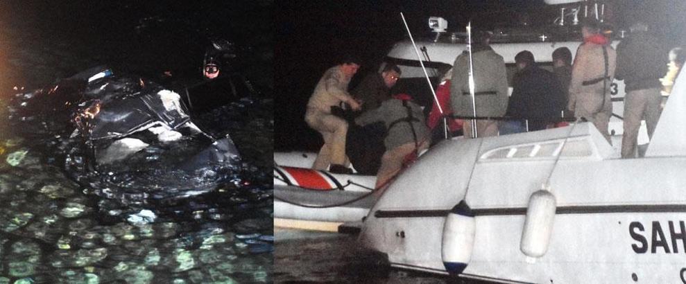 Bodrum'u sarsan kaza; Belediye Başkan Yardımcısı denize uçan otomobilde öldü