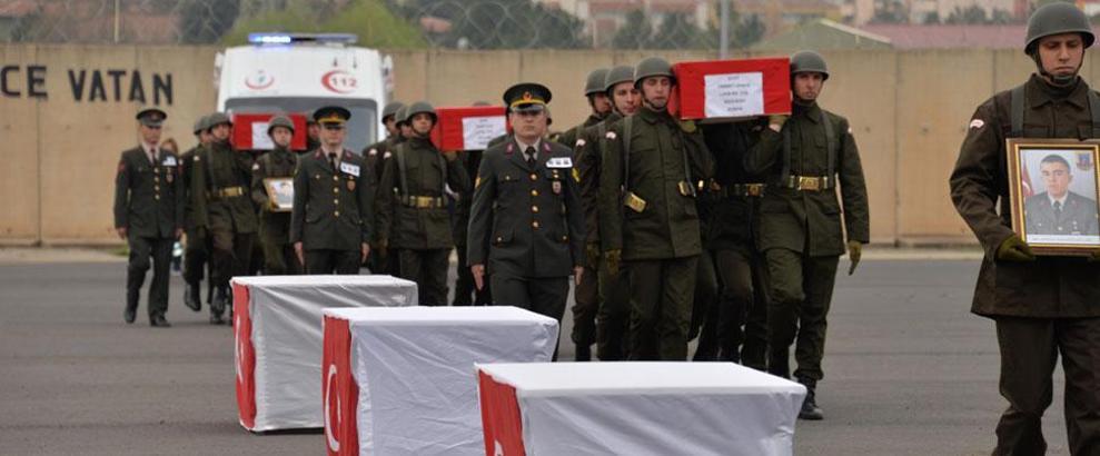 Diyarbakır şehitleri, törenle memleketlerine uğurlandı