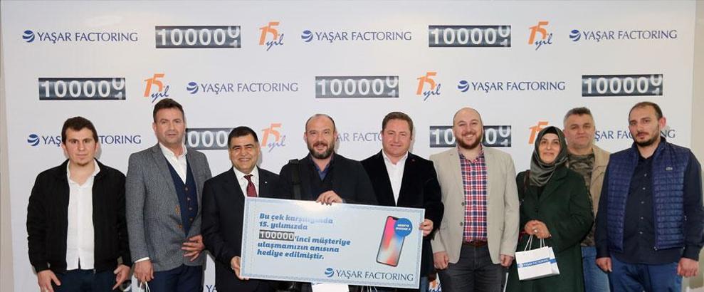 Yaşar Faktoring 15 yılda 100 bin müşteriye ulaştı