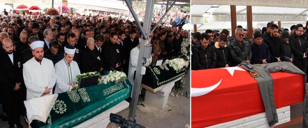 Mina başaran ve arkadaşları son yolculuğuna uğurlandı