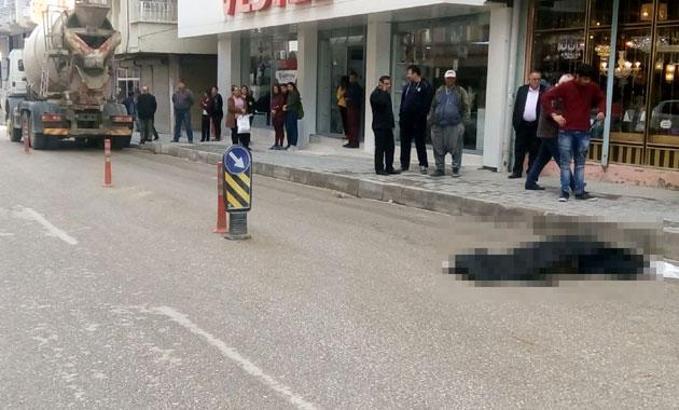 Beton mikserinin çarptı, öldü