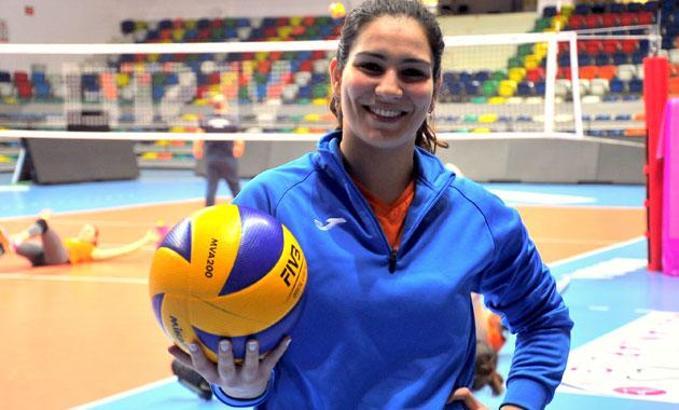 Bursa BŞB'nin liberosu Aylin Sarıoğlu: Hedefimiz Bursa'ya 3'üncü kez Avrupa Kupası getirmek