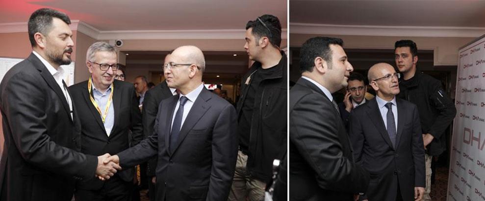 Şimşek DHA’nın yeni platformu DHA Finans'ı inceledi