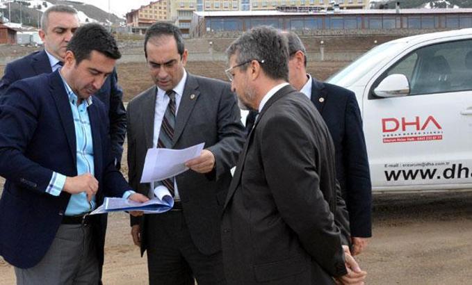 Şekip Mosturoğlu, Fenerbahçe Evi için Palandöken'de yer baktı