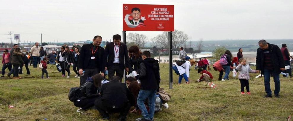 Şehit Halisdemir'in adı Hatıra Ormanı'nda yaşayacak