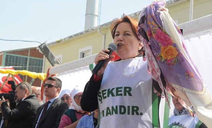 Akşener: Özelleştirilen şeker fabrikalarını üreticilere vereceğiz