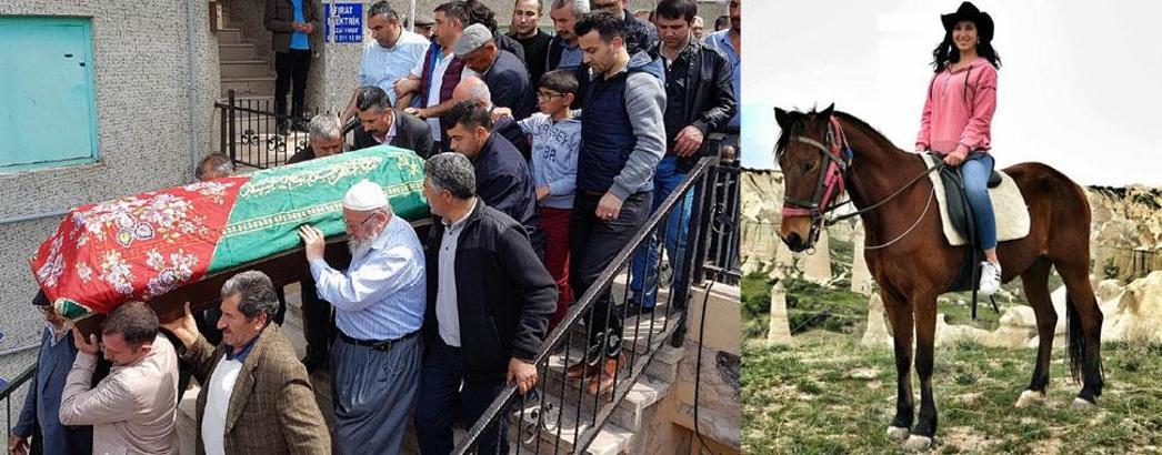 Ölü bulunan yüksek lisans öğrencisi Kübra, toprağa verildi