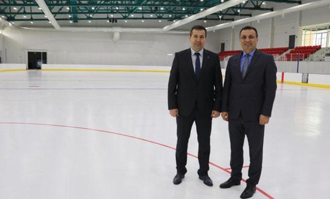 Karadeniz'in ilk buz sporları salonu, 23 Nisan'da açılıyor