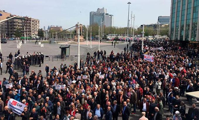 Polis, Taksim Meydanı'na izin vermedi