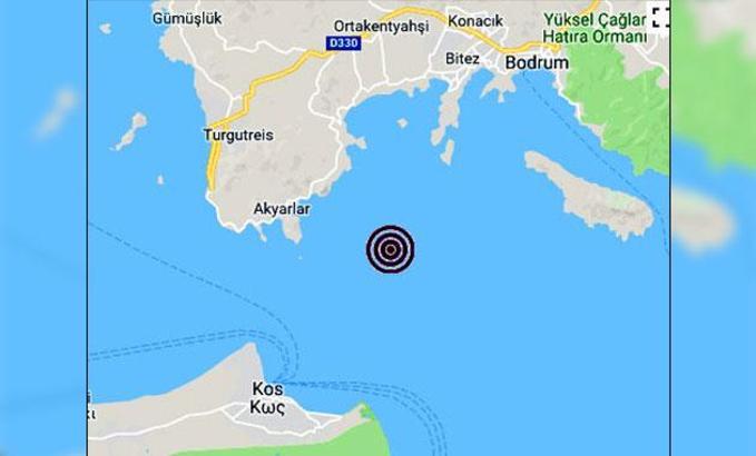 Bodrum 2 depremle sallandı