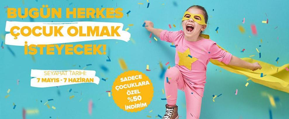 Pegasus’tan çocuklara özel 23 Nisan indirimi