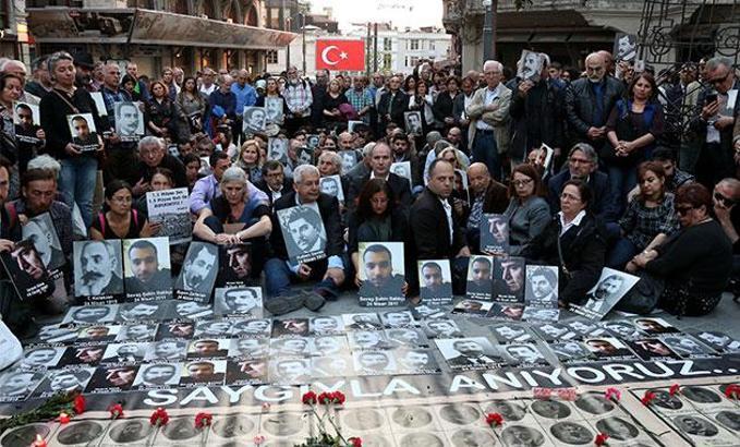 1915 Olaylarında hayatını kaybedenler Beyoğlu'nda anıldı