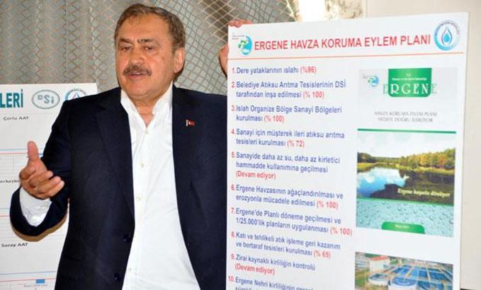 Bakan Eroğlu: Kuraklığa rağmen su sıkıntısı yok