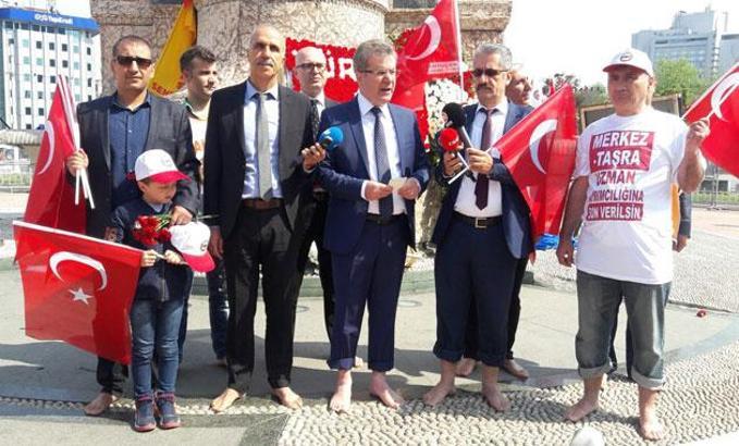 Sendikalar Taksim'de