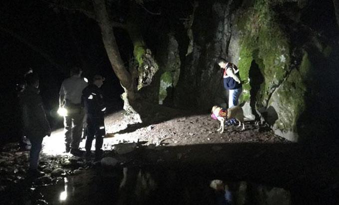 Dağlık bölgede tuvalete diye gitti, 6 saat sonra bulundu