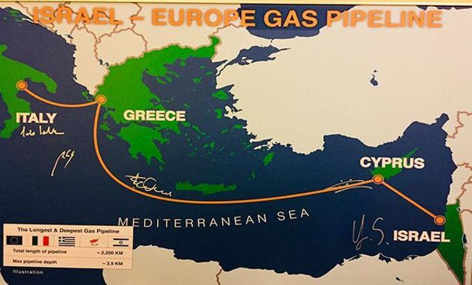 Rumlar, doğalgaz boru hattı haritası yayımladı