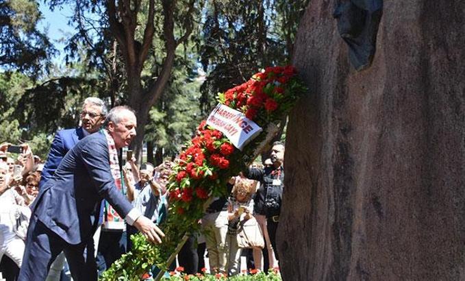 Muharrem İnce'den Anneler Günü'nde Zübeyde Hanım ziyareti