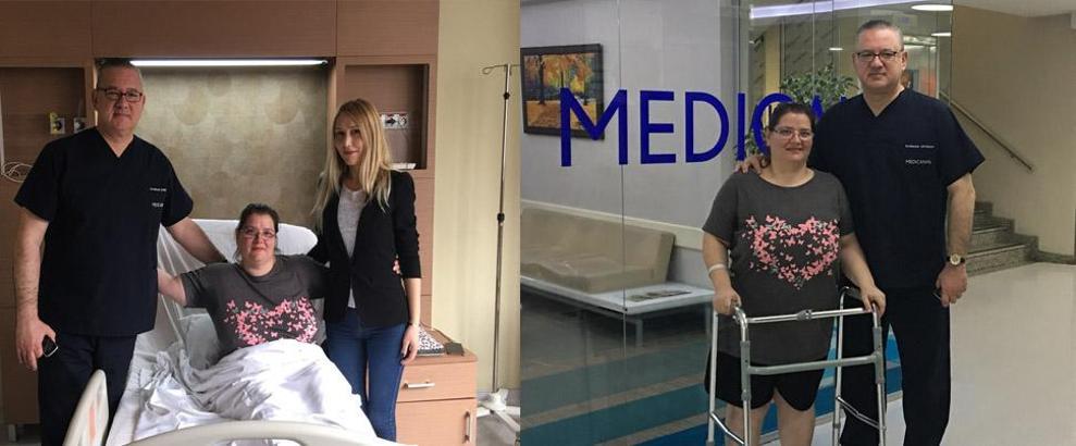 Kadavradan alınan kemikle Türkiye'de sağlığına kavuştu