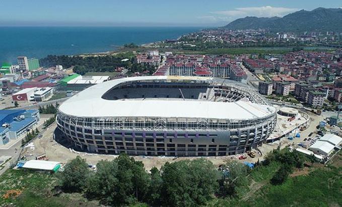 Ordu'nun fındık figürlü yeni stadyumu gelecek sezon açılıyor