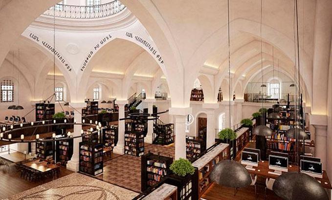 Tarihi kilise, kütüphane oluyor