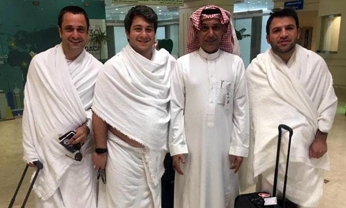 Ali Ağaoğlu'nun oğlu 4'üncü kez umreye gitti