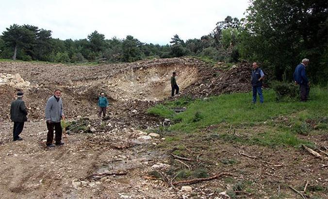 Taş ocağı istemeyen köylüler, seçimleri boykot edecek