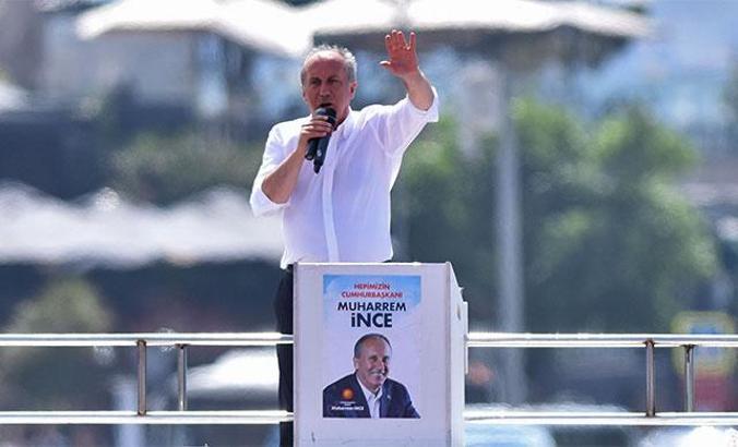 İnce: Erdoğan, Türkiye için, milletimiz için sana bile geldim