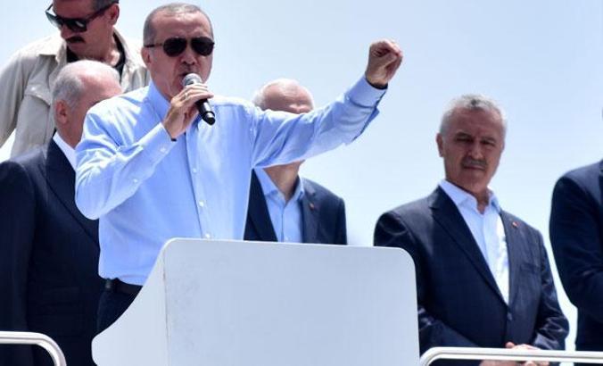 Cumhurbaşkanı Erdoğan Kartal'da konuştu