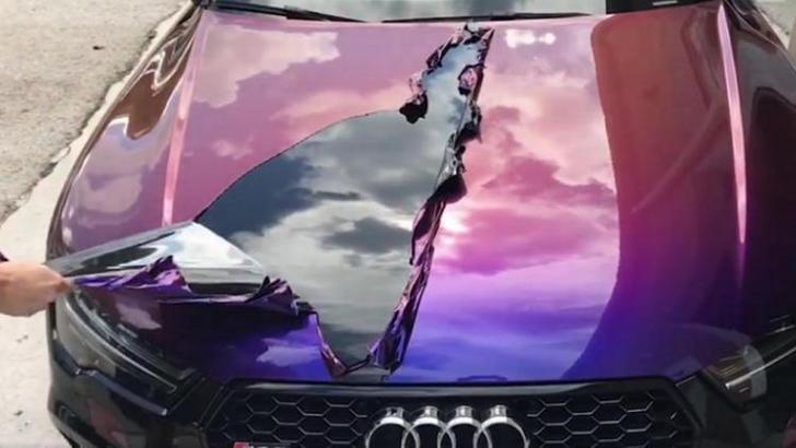 Şimdi de soyulabilir otomobil boyası yaptılar