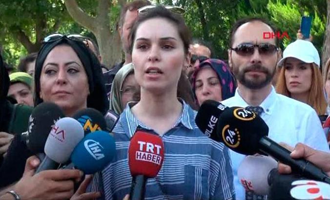 Adnan Oktar'a destek eylemi