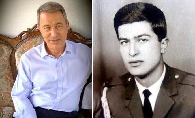 Bakan Akar'ın okul yıllarından fotoğraflarını paylaştılar