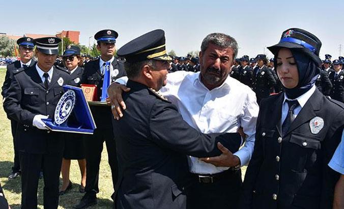 15 Temmuz şehidi polisin eşi de polis oldu