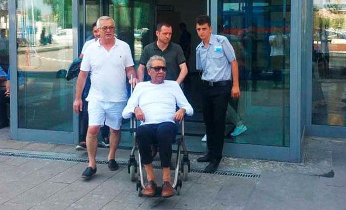 Can Gürzap, taburcu oldu