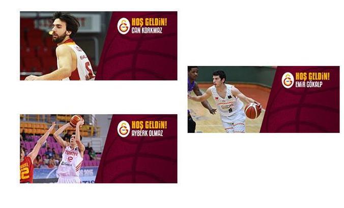Galatasaray Basketbol Takımı’ndan 3 transfer
