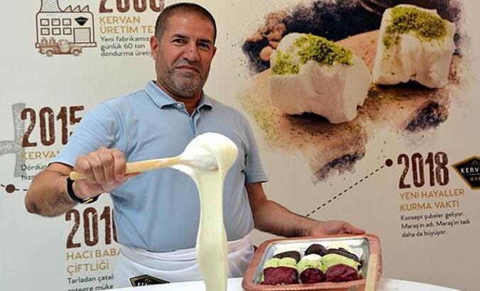 Kahramanmaraş'ta yeni tat; 'Firik dondurma'