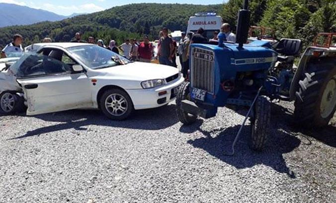 Kastamonu'da trafik kazası: 1 ölü, 2 yaralı