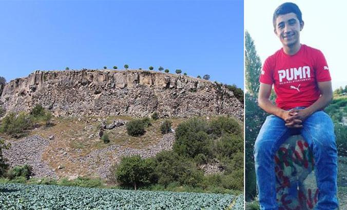 Manisa'da uçurumdan düşen genç öldü