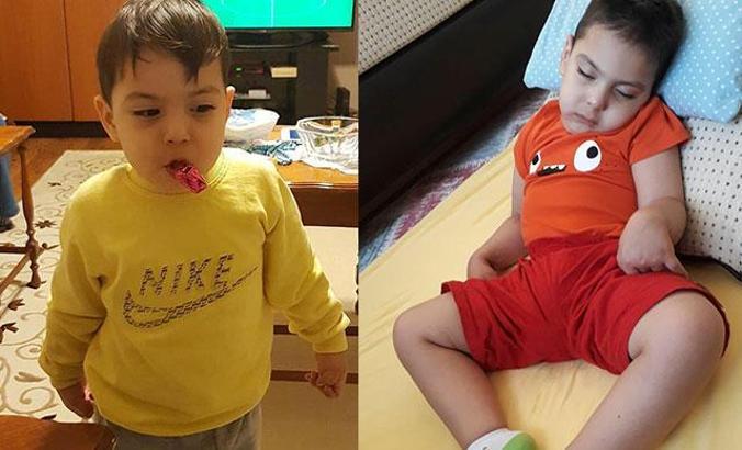 Fındık kırıntıları, minik Ömer'i felç etti