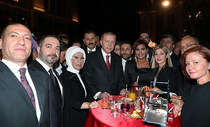 Cumhurbaşkanlığı Külliyesi'nde 30 Ağustos Zafer Bayramı resepsiyonu