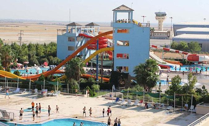 Mardin'deki su parkı dolup taşıyor