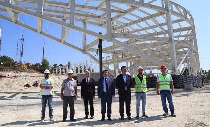 Çanakkale'de radyo televizyon verici kulesinin yüzde 30'u tamamlandı