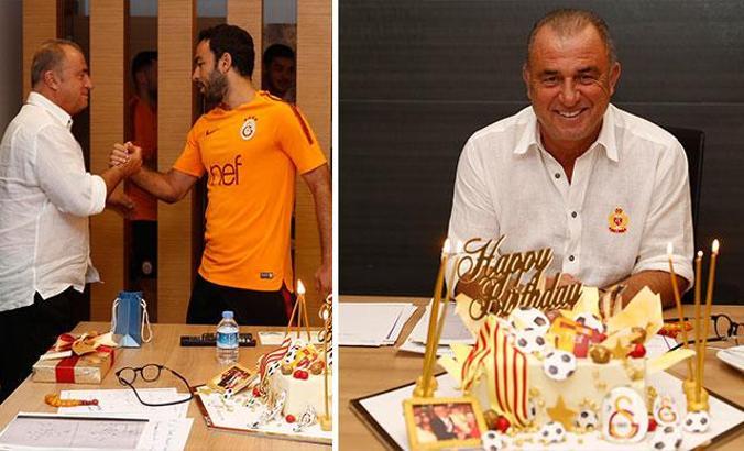 Galatasaray'dan Terim'e doğum günü sürprizi
