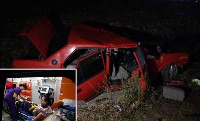 Alkollü olduğu öne sürülen sürücü 4 otomobile çarptı: 7 yaralı