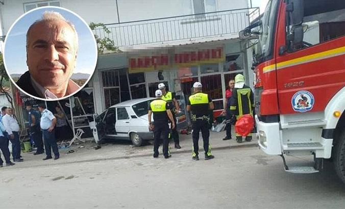 Talihsiz kaza! Ölüm dükkanın önünde buldu