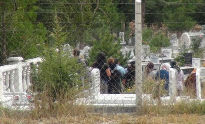 Çorum'da öldürülen DHKP-C'linin köy mezarlığına defnine tepki