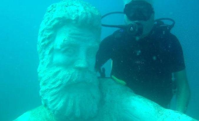 Kemer'de 'Sualtı Heykel Müzesi' oluşturuldu