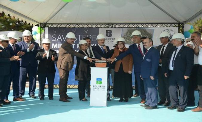 3’ncü Millet Parkı'nın temeli Savaştepe'de atıldı
