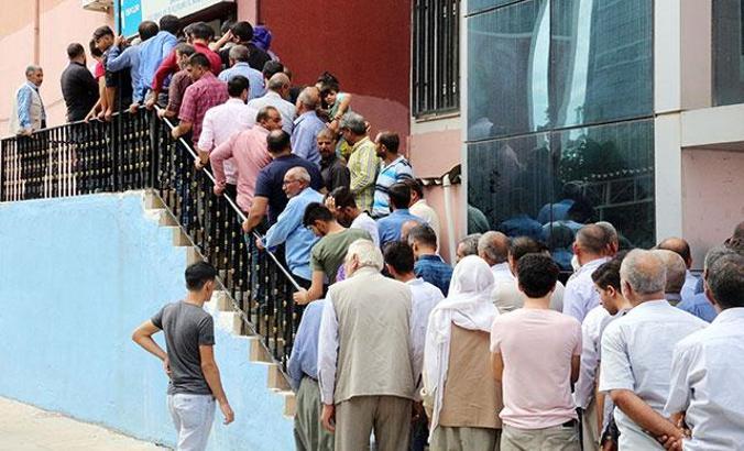 Şanlıurfa'da iş başvurusu kuyruğu