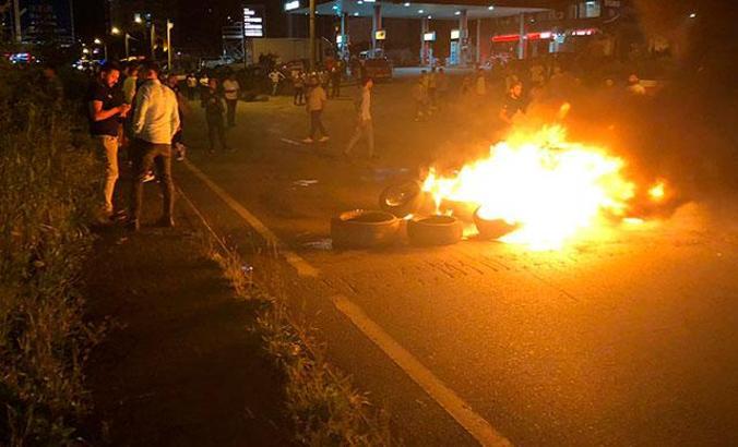 Hopa'da işlenen taksici cinayeti için protesto yürüyüşü