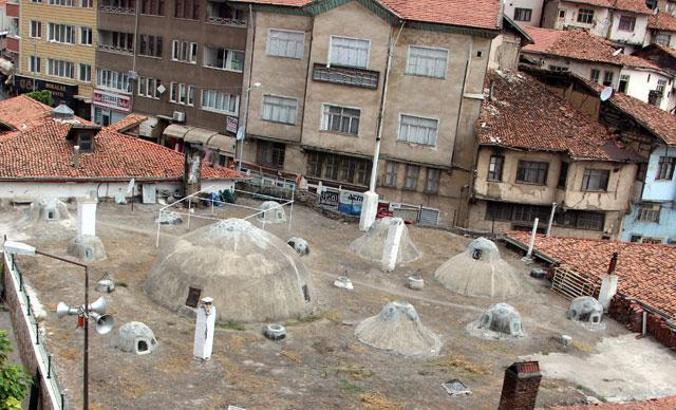 Tarihi Pervane Hamamı 750 yıldır hizmet veriyor
